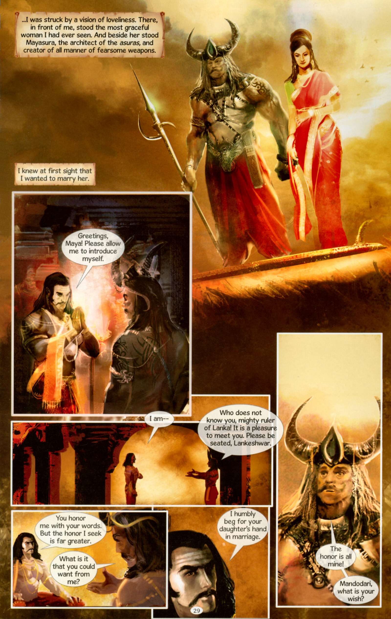 Read online Ravana: Roar of the Demon King comic -  Issue # Full - 33