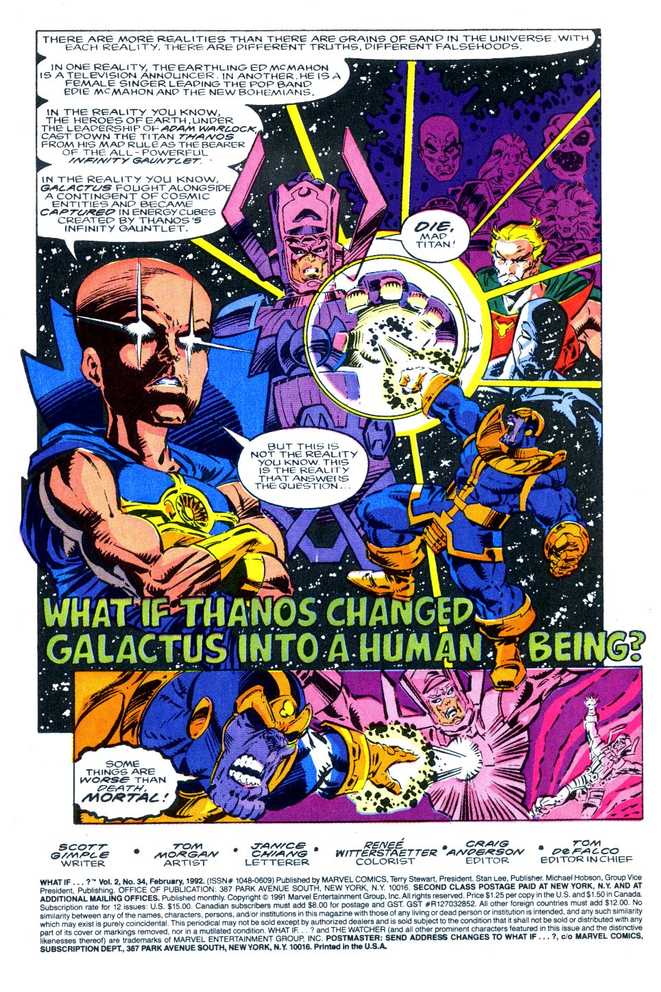 Read online What If...? (1989) comic -  Issue #34 - 2