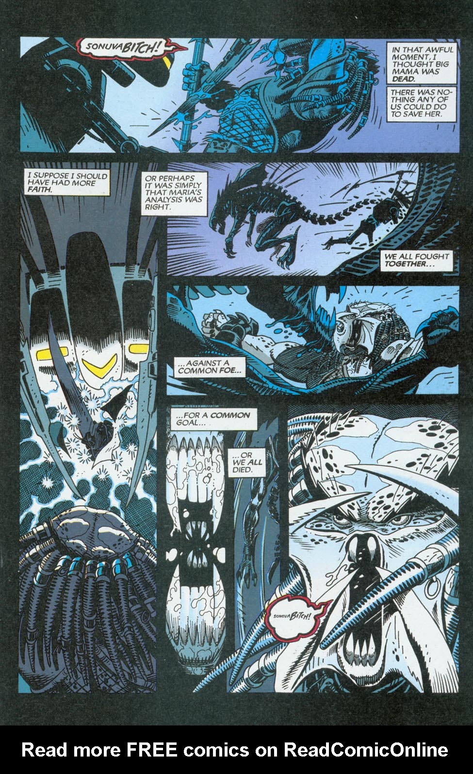 Read online Aliens/Predator: The Deadliest of the Species comic -  Issue #9 - 19