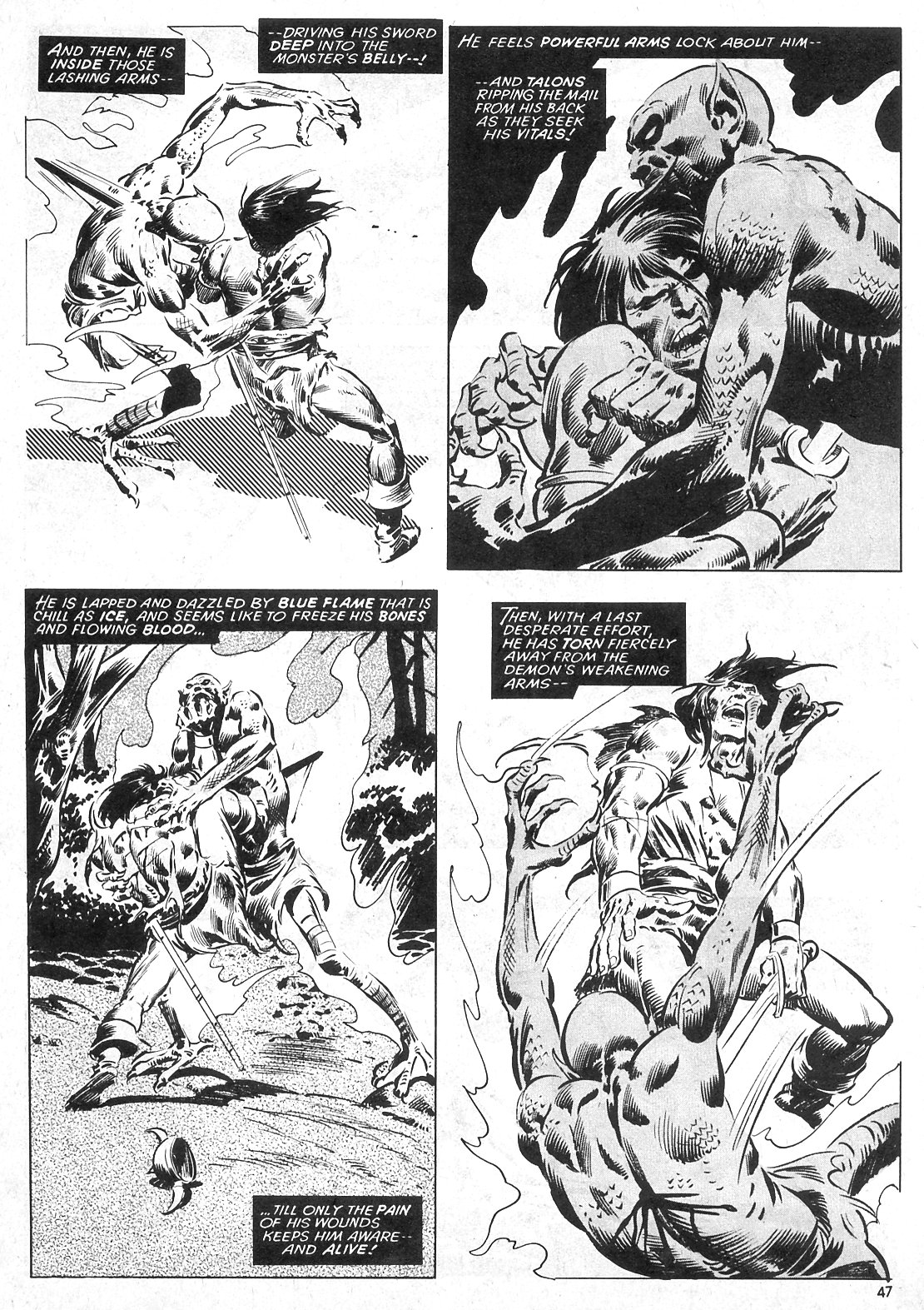 Read online The Savage Sword Of Conan comic -  Issue #27 - 47