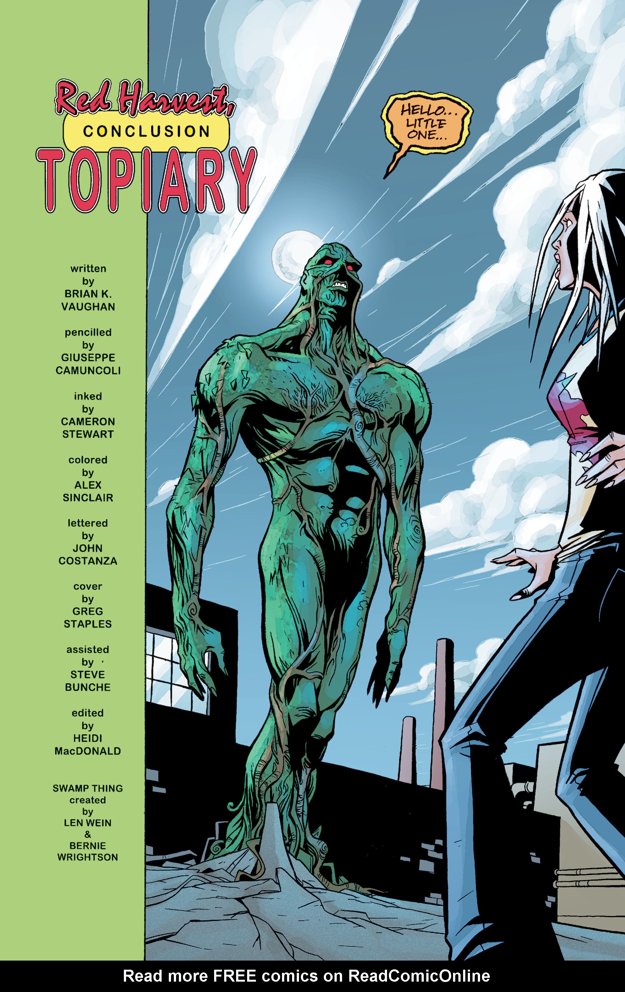 Read online Swamp Thing (2000) comic -  Issue # TPB 2 - 187