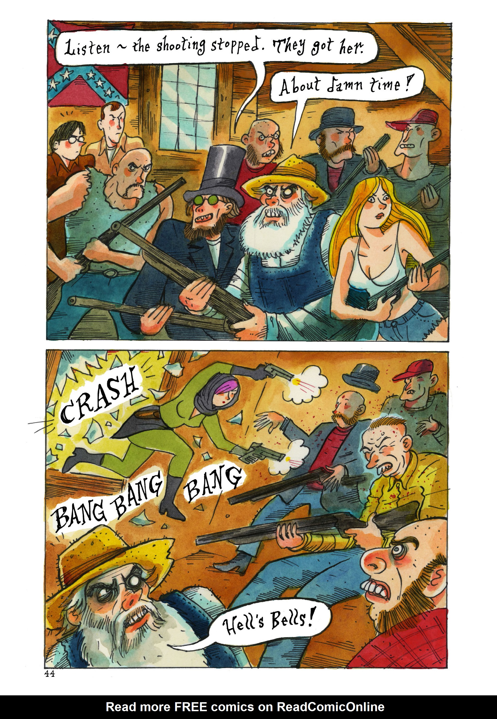 Read online Violenzia and Other Deadly Amusements comic -  Issue # TPB - 45