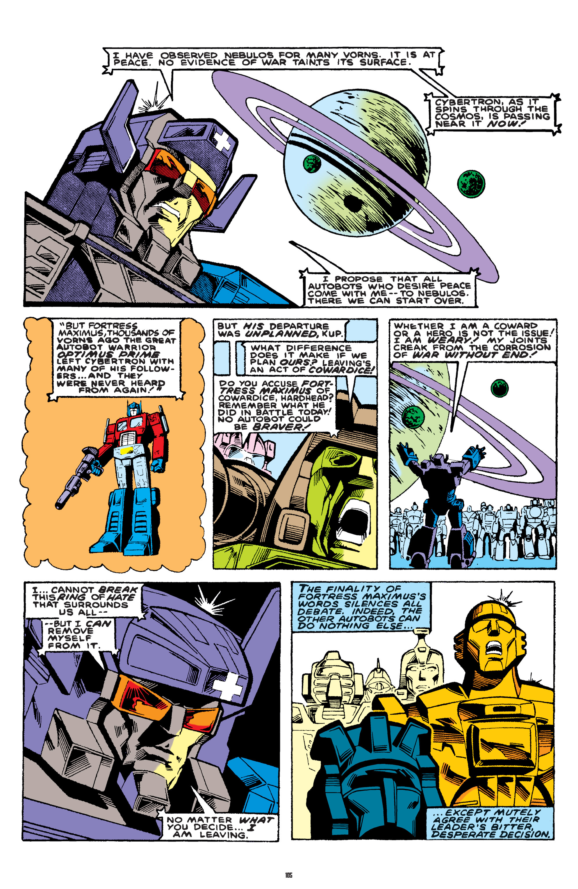 Read online The Transformers Classics comic -  Issue # TPB 7 - 104