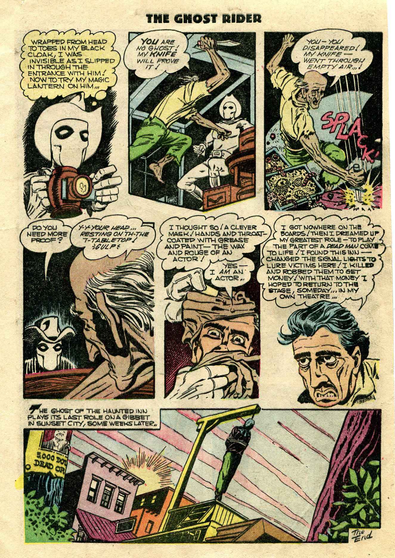 Read online The Ghost Rider (1950) comic -  Issue #8 - 9