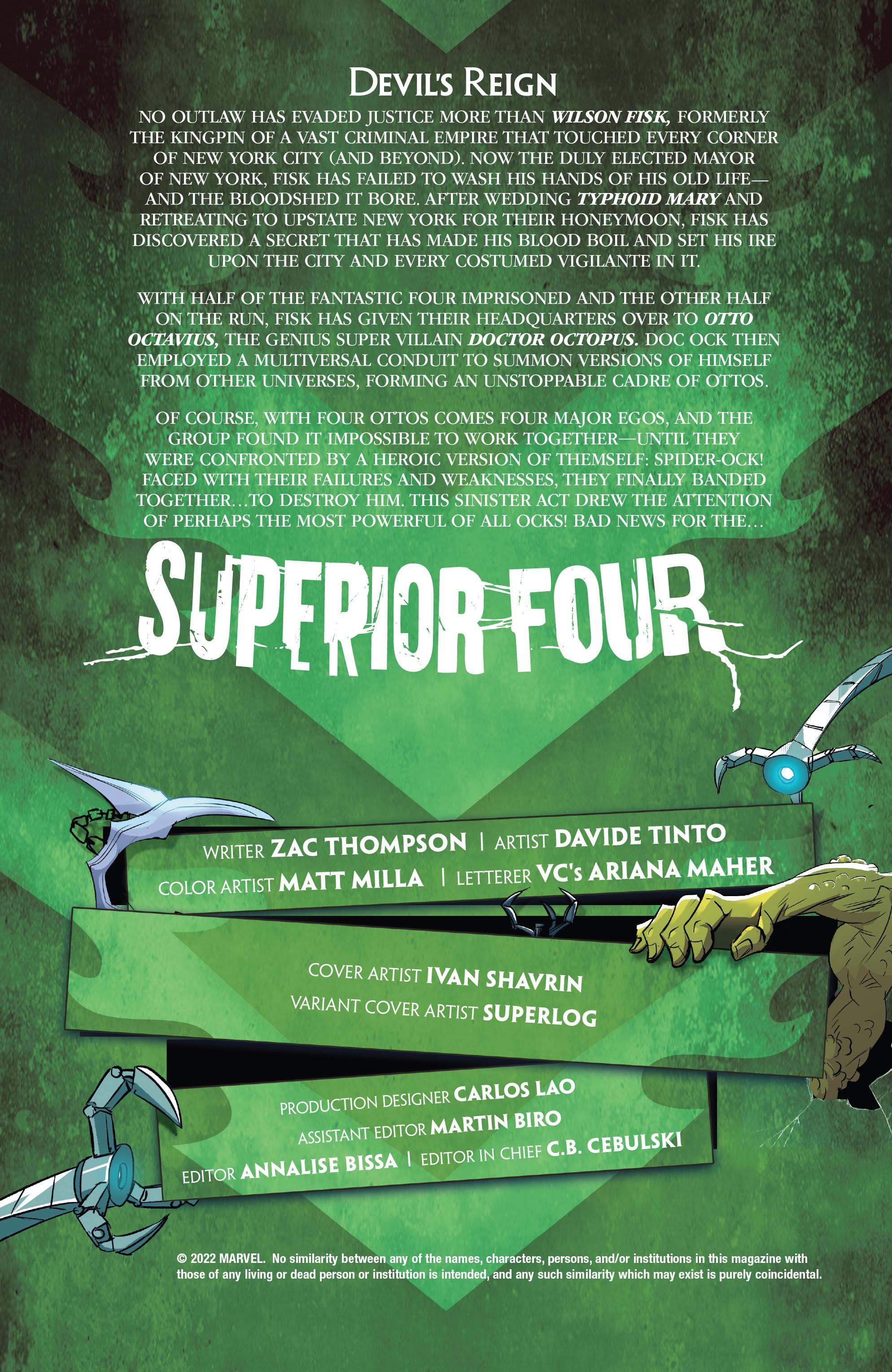 Read online Devil's Reign: Superior Four comic -  Issue #2 - 2