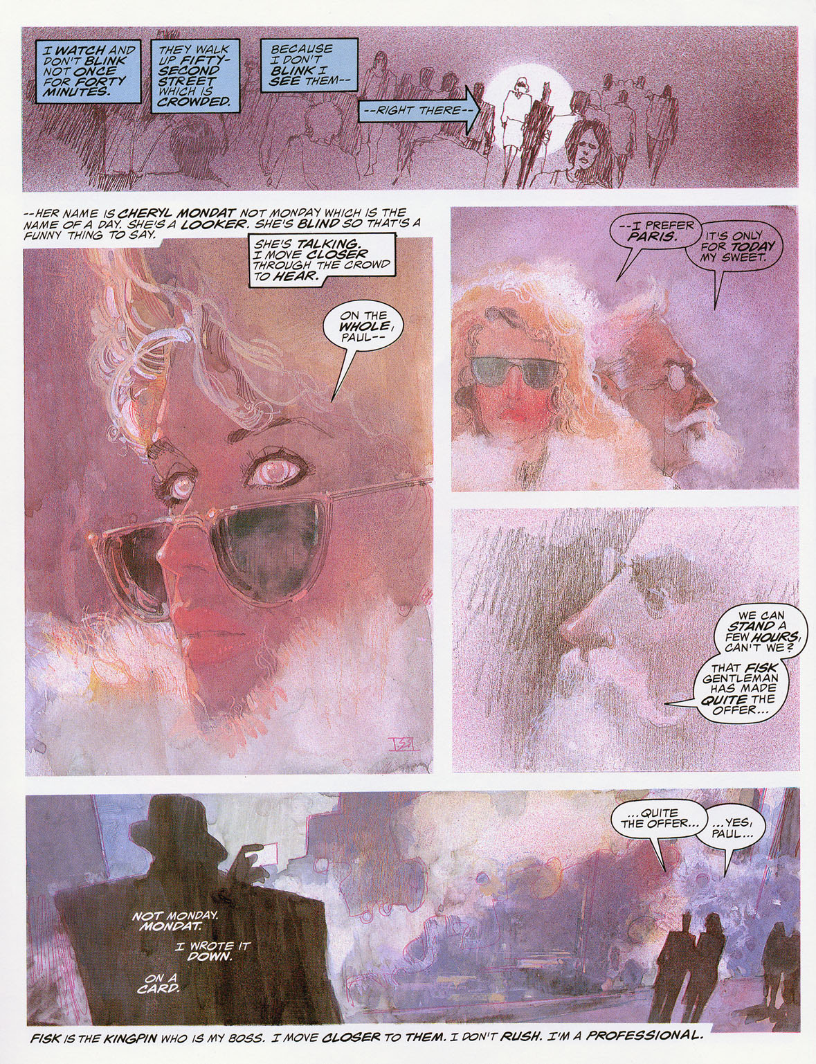 Read online Marvel Graphic Novel comic -  Issue #24 - Daredevil - Love & War - 7