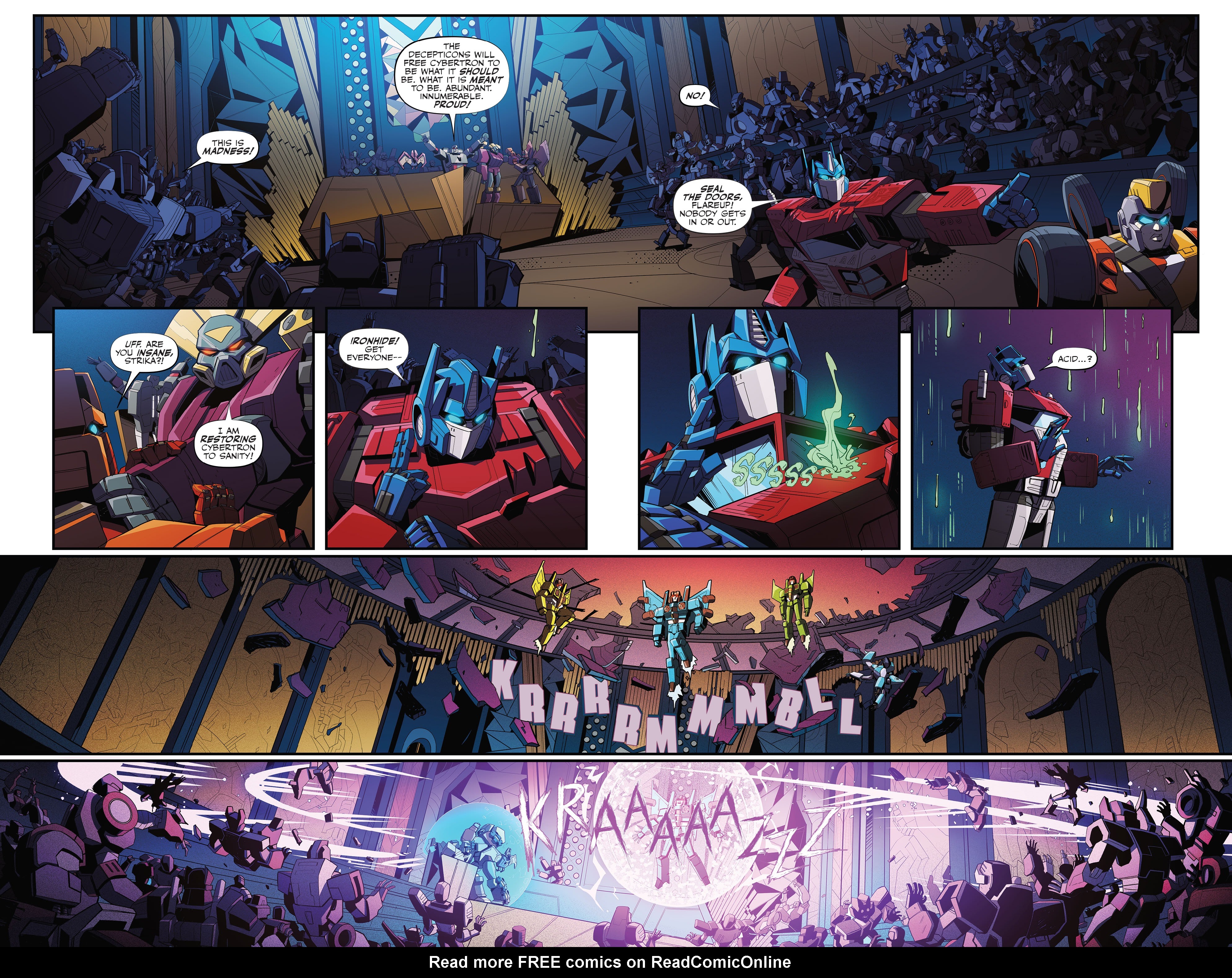 Read online Transformers (2019) comic -  Issue #23 - 18