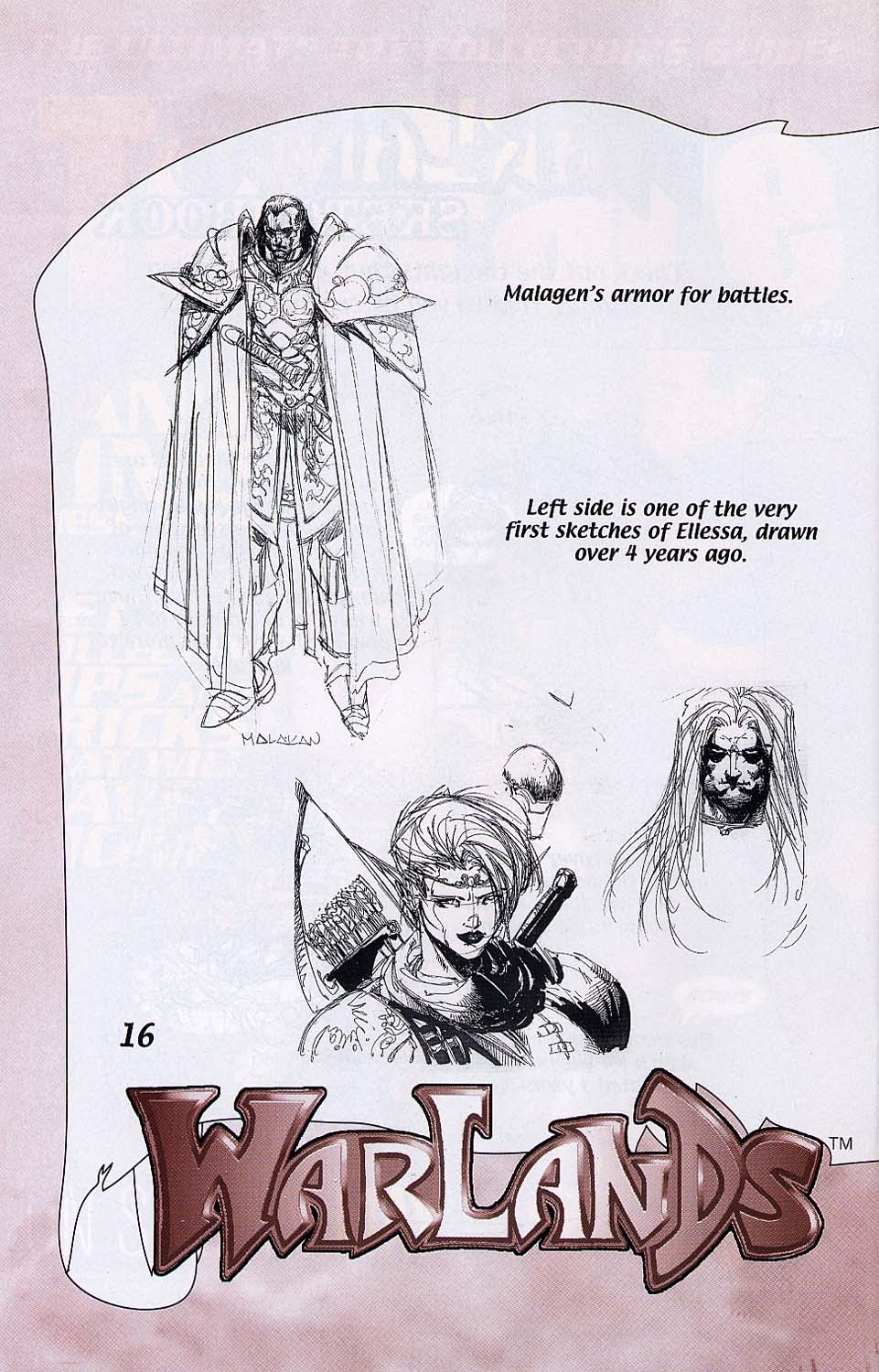 Read online Warlands comic -  Issue #0 - 16