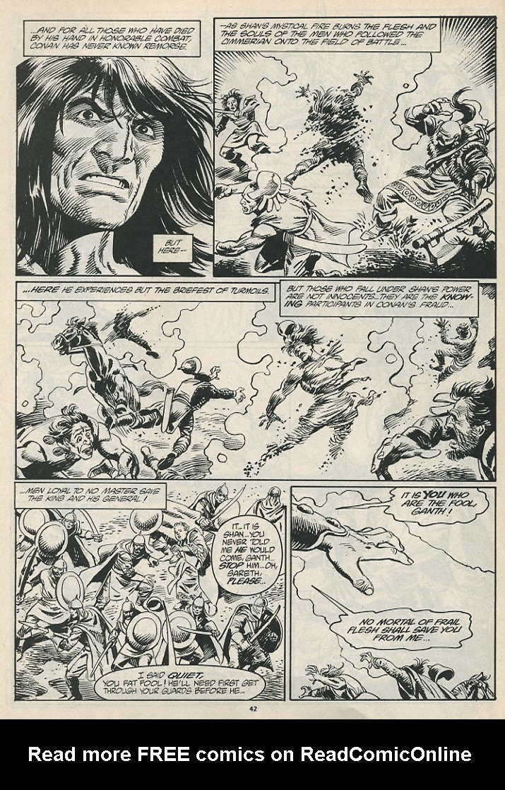 Read online The Savage Sword Of Conan comic -  Issue #181 - 44