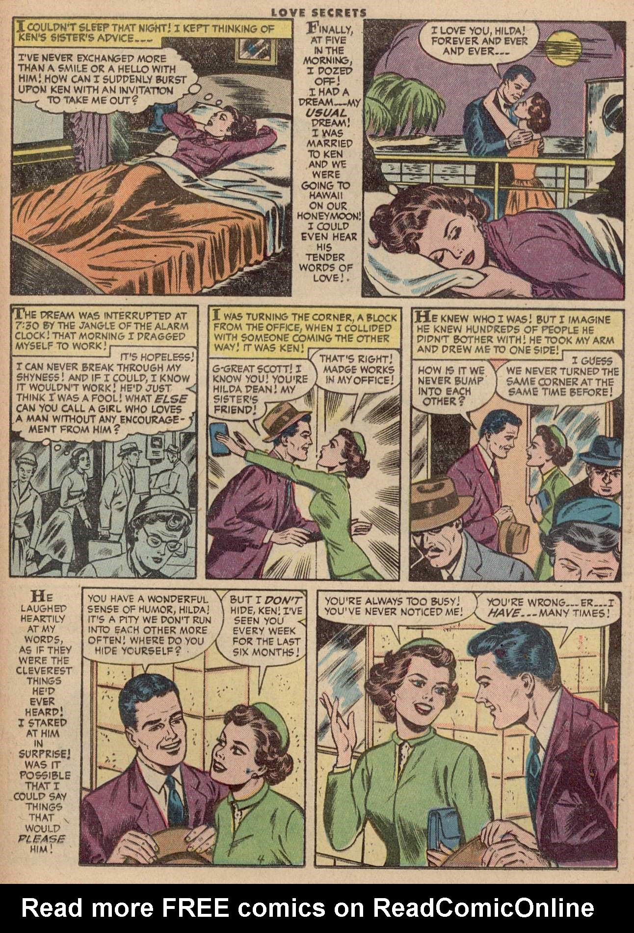 Read online Love Secrets (1953) comic -  Issue #54 - 21