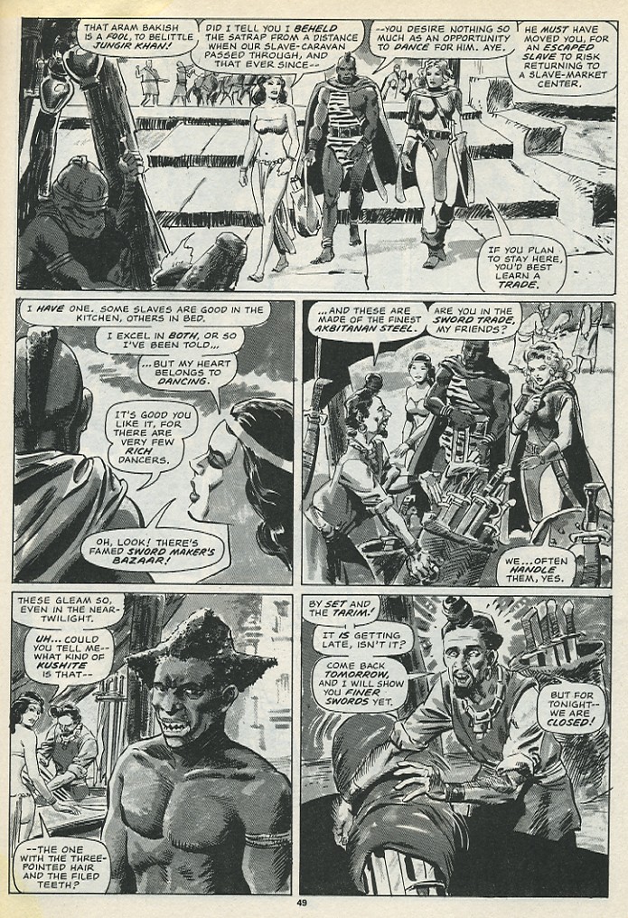 Read online The Savage Sword Of Conan comic -  Issue #195 - 51