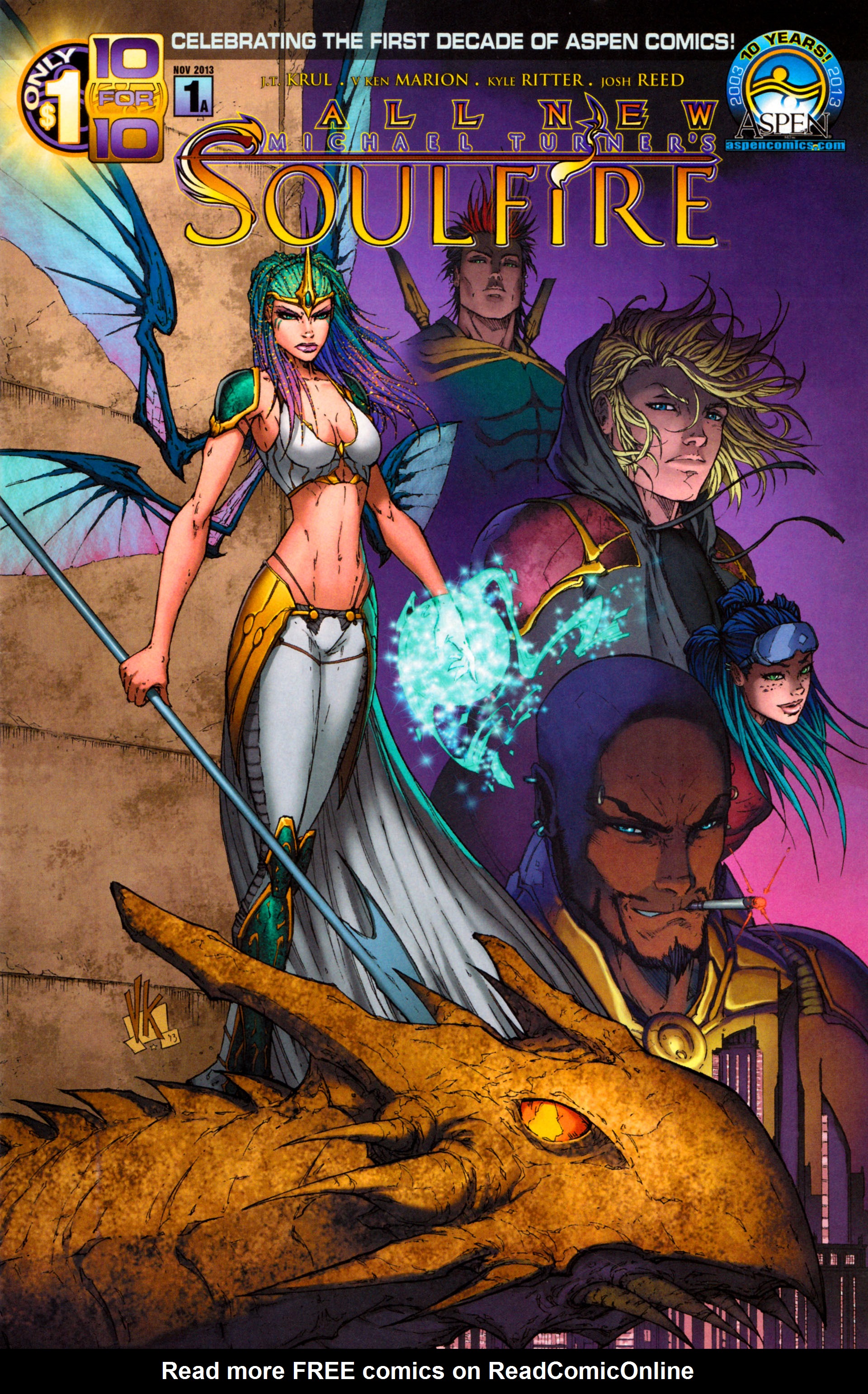 Read online Michael Turner's Soulfire (2013) comic -  Issue #1 - 1