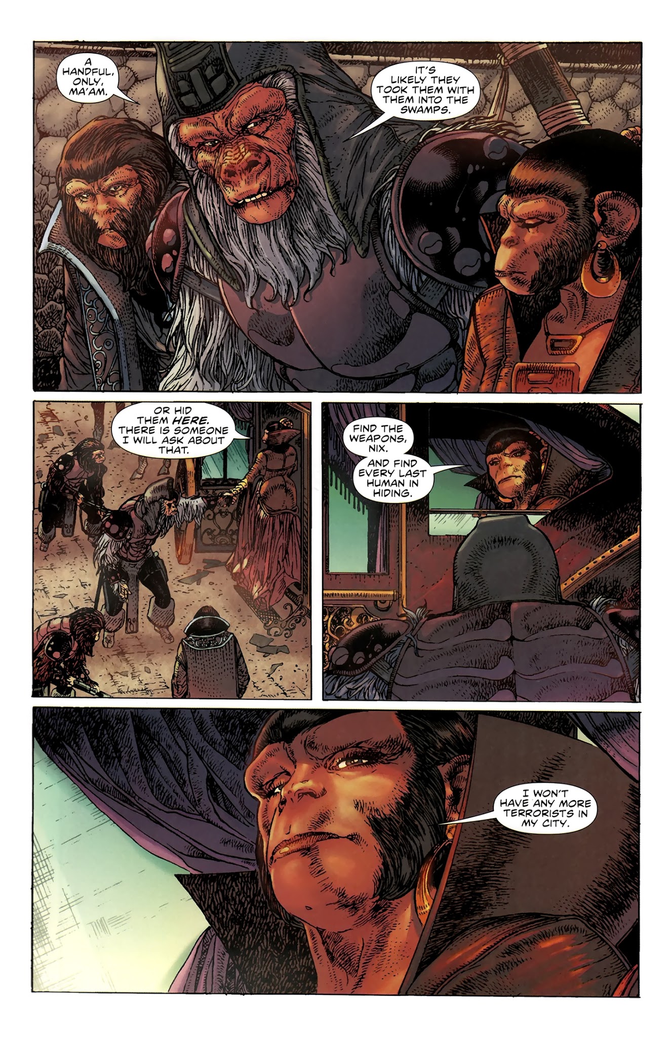 Read online Planet of the Apes (2011) comic -  Issue #9 - 13