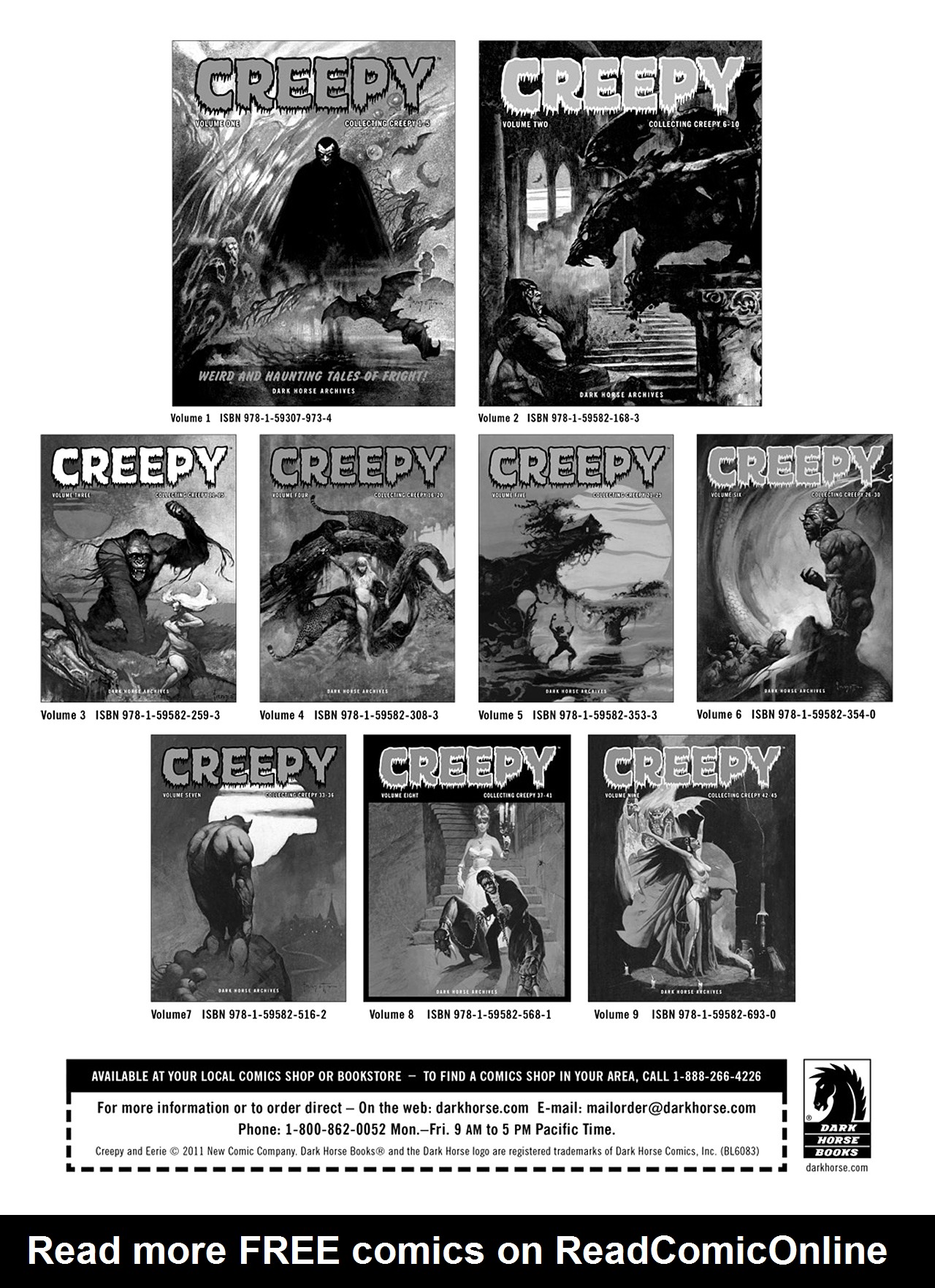 Read online Eerie Archives comic -  Issue # TPB 6 - 245