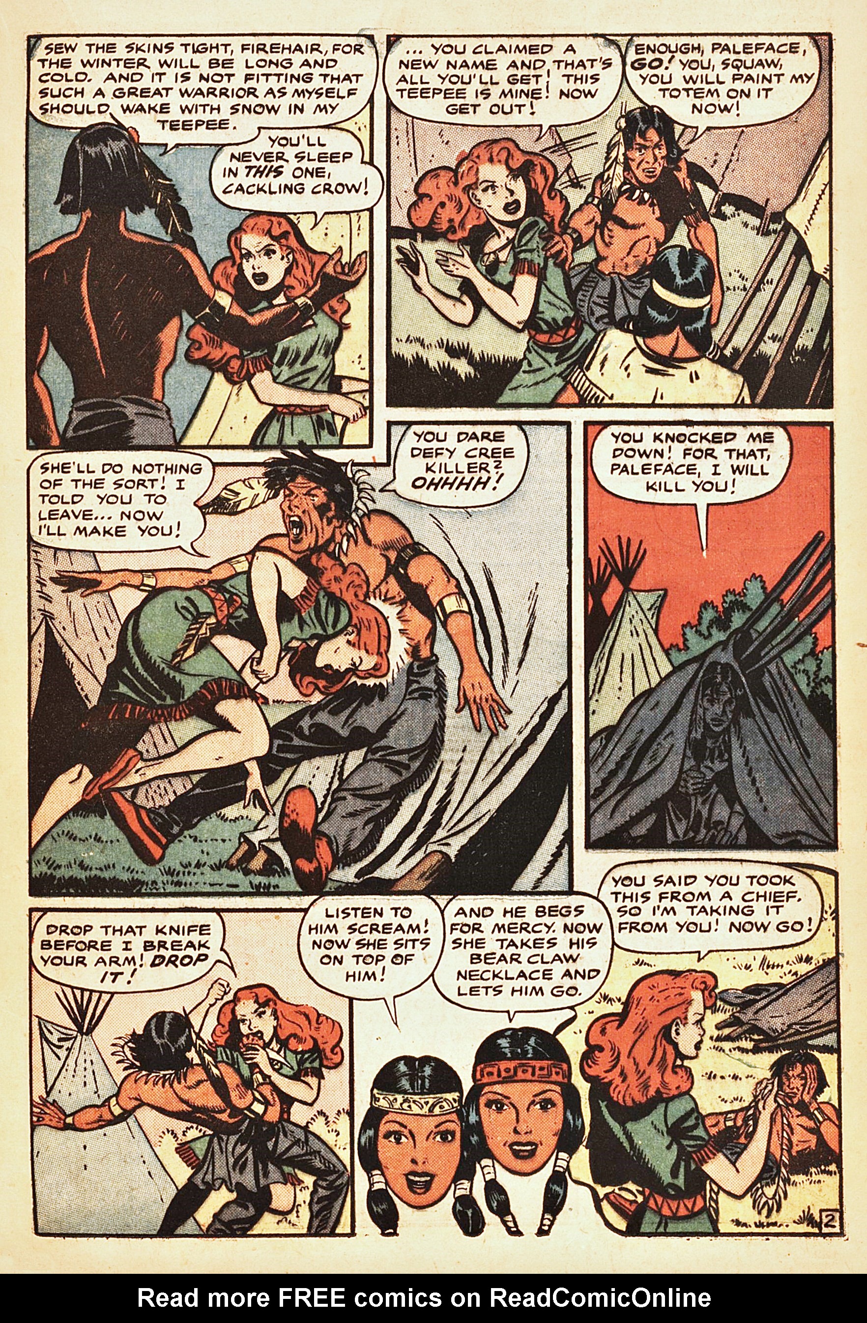 Read online Firehair (1951) comic -  Issue #8 - 17