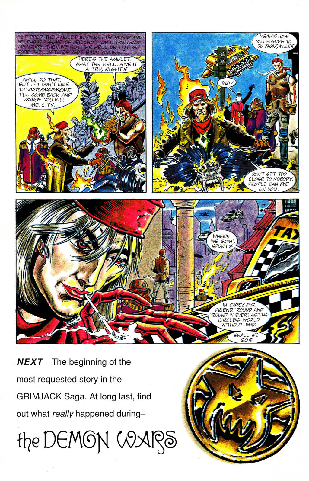 Read online Grimjack comic -  Issue #65 - 26
