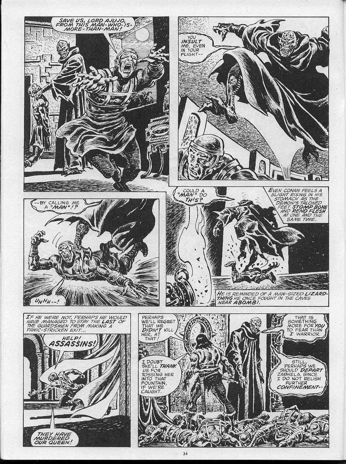The Savage Sword Of Conan issue 202 - Page 36