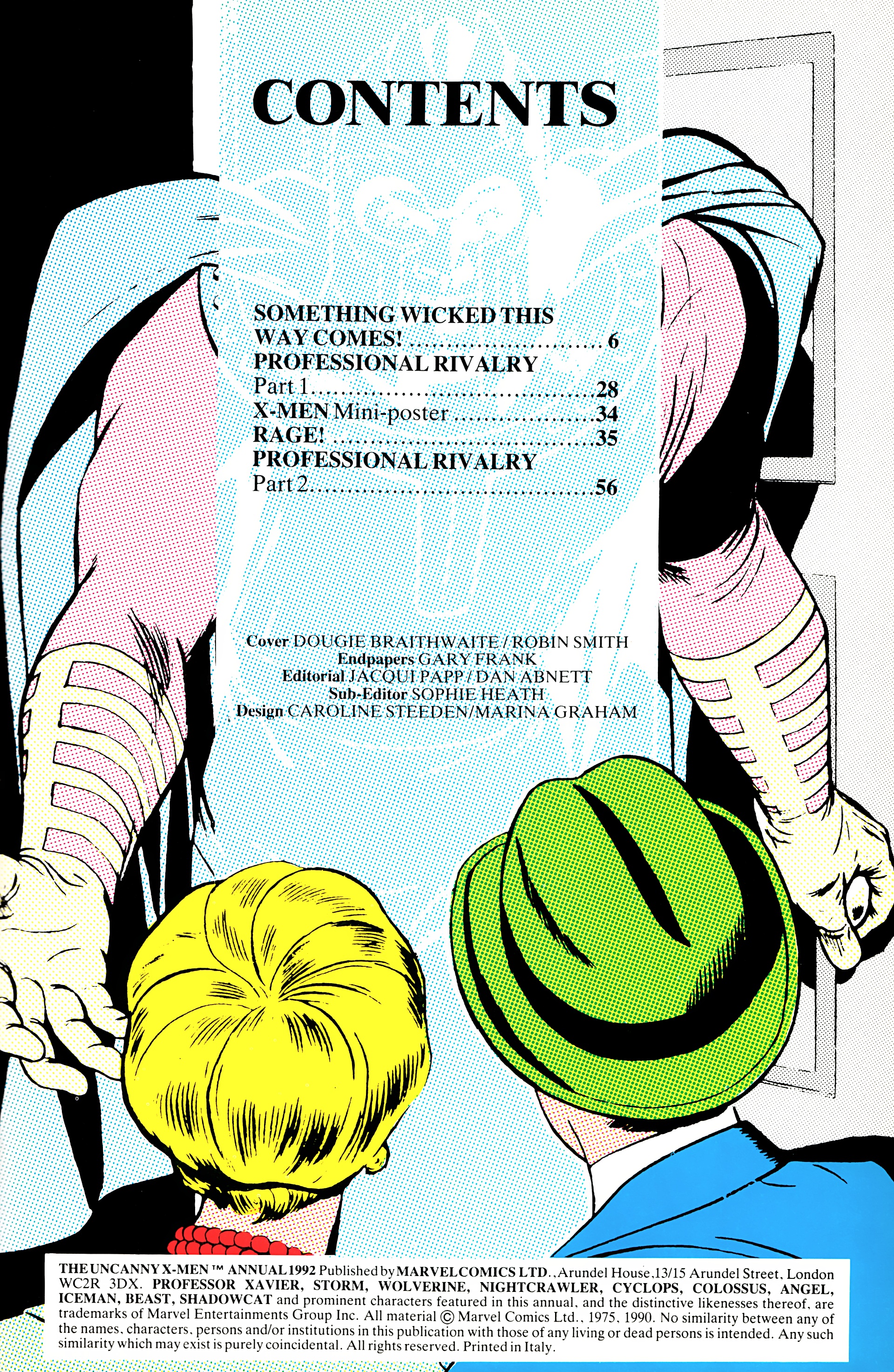 Read online X-Men Annual UK comic -  Issue #1992 - 4