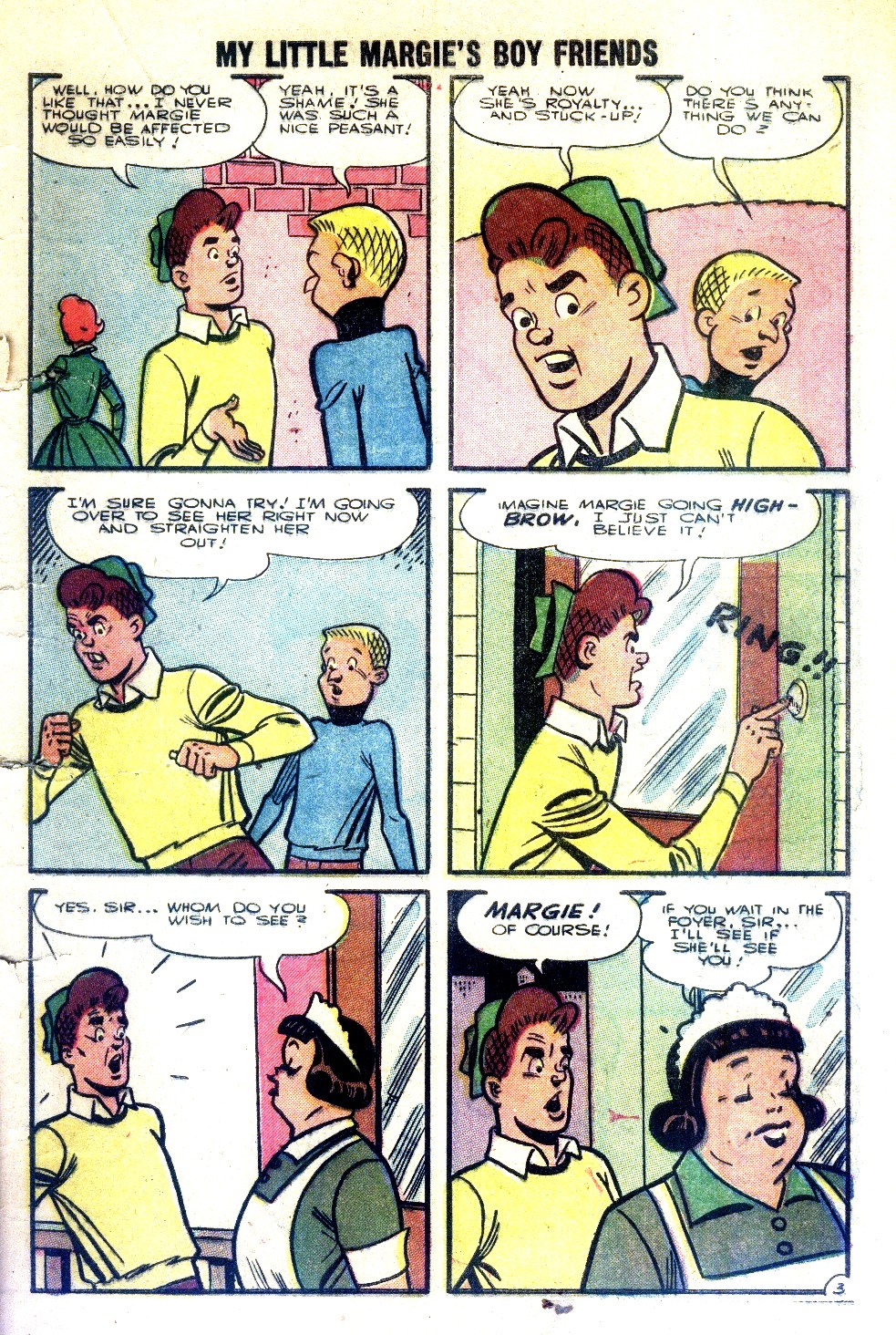 Read online My Little Margie's Boy Friends comic -  Issue #4 - 5