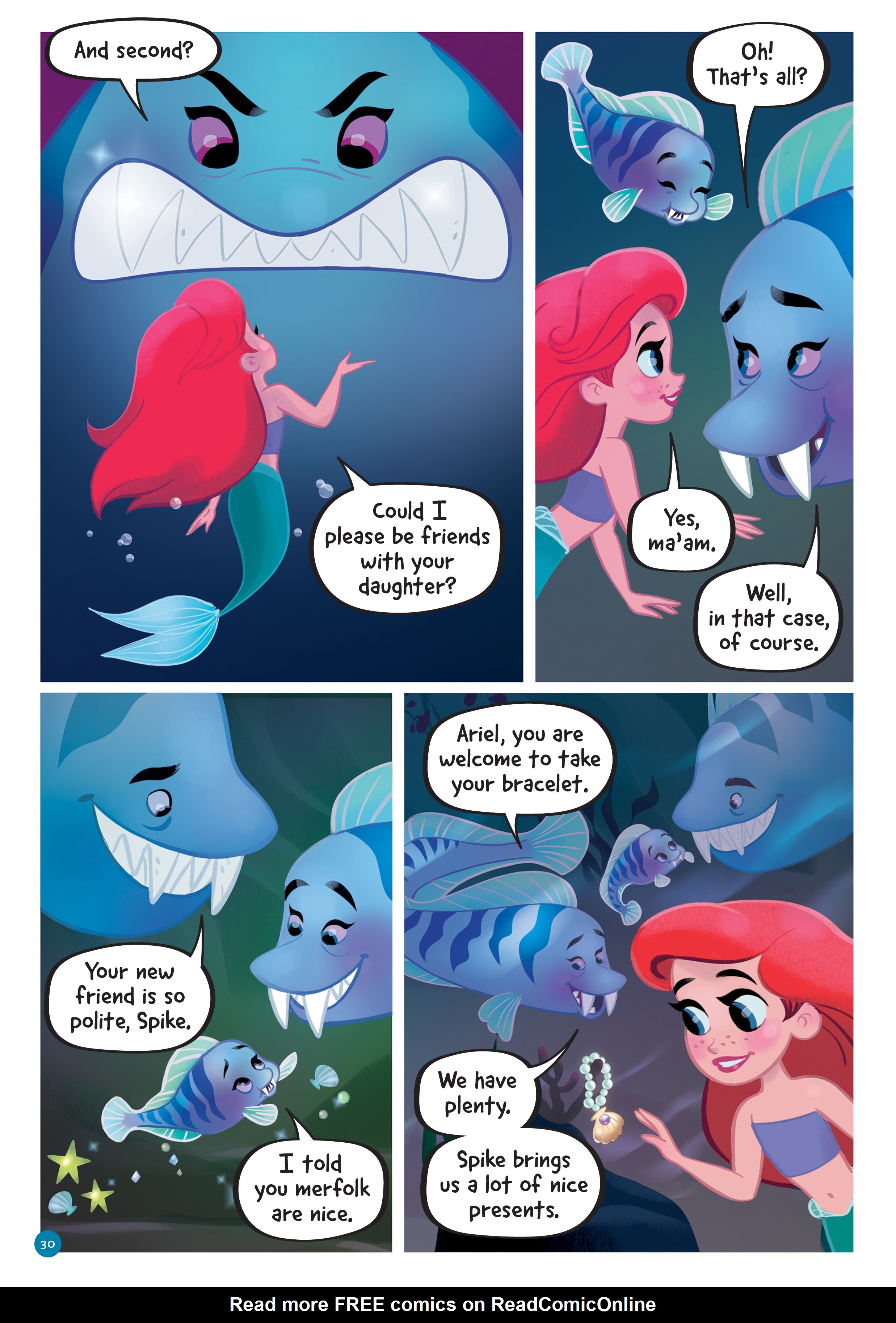 Read online Disney Princess: Ariel and the Sea Wolf comic -  Issue # Full - 27