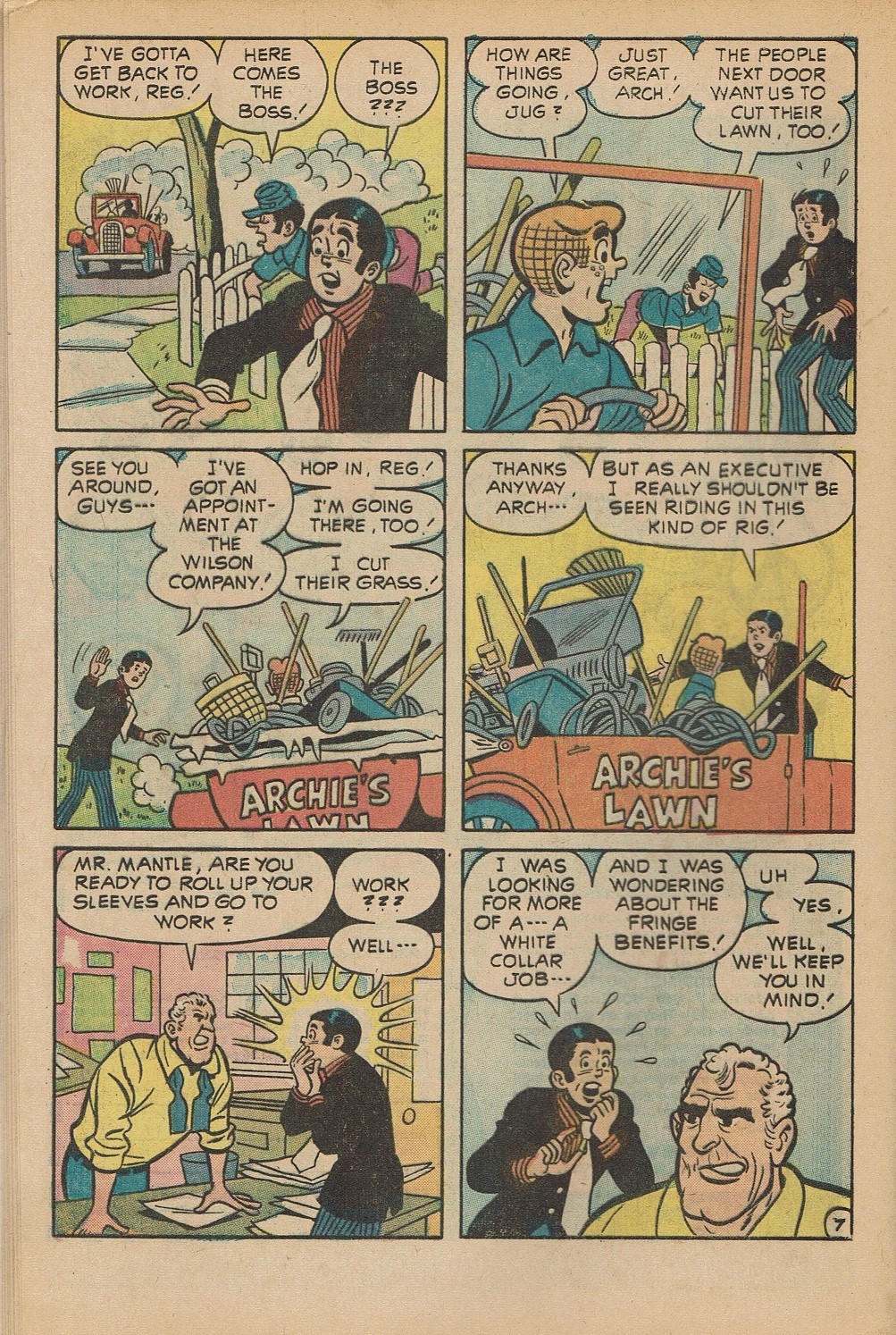 Read online Reggie and Me (1966) comic -  Issue #57 - 20