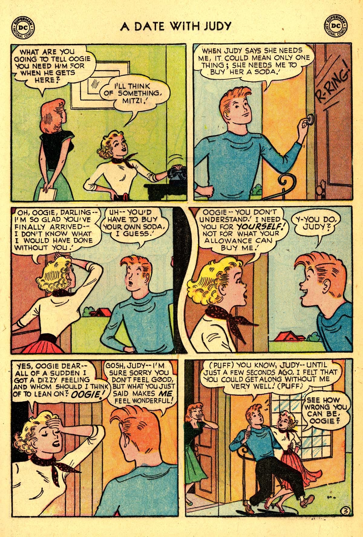 Read online A Date with Judy comic -  Issue #34 - 27