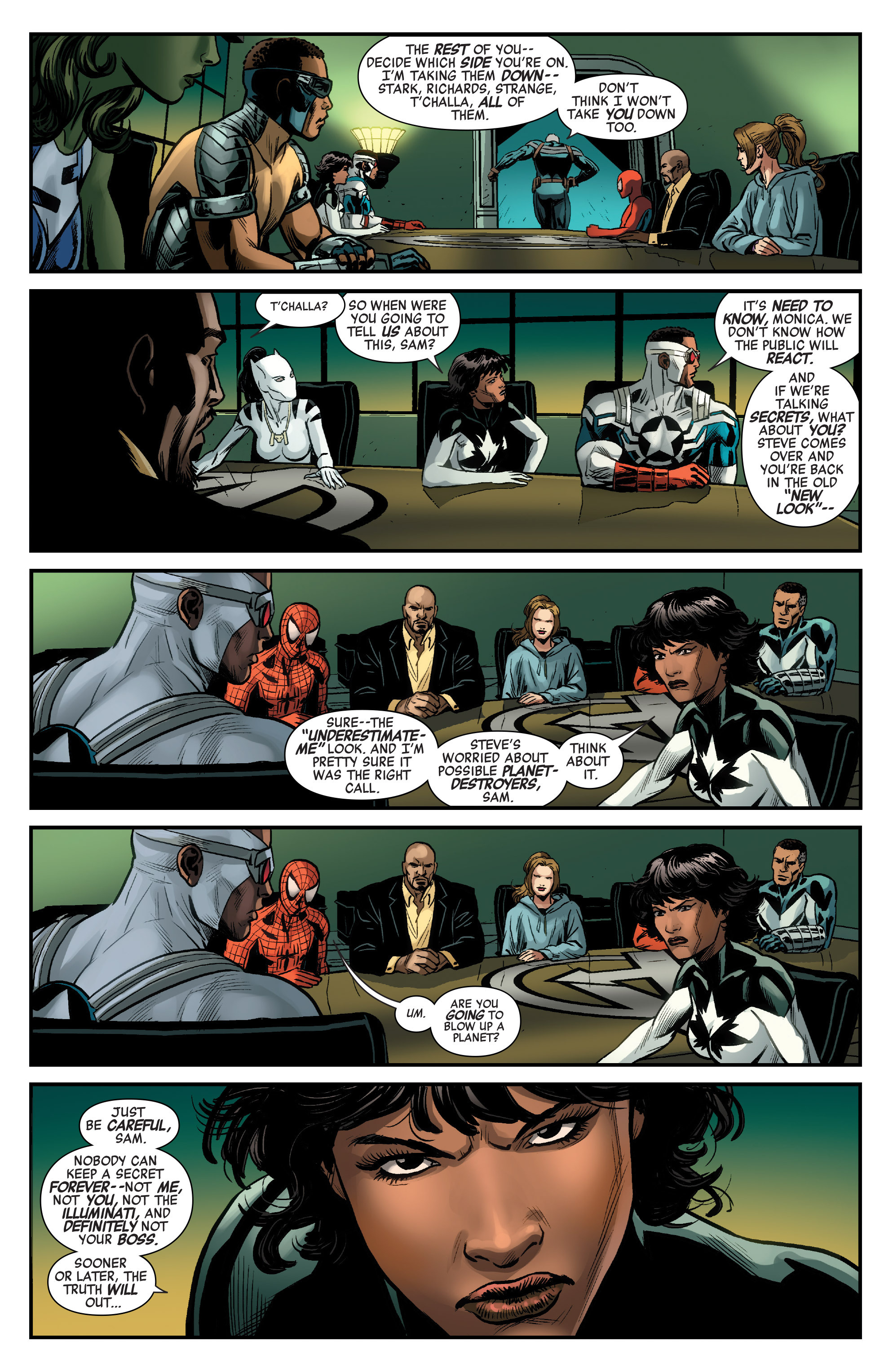 Read online Captain America and the Mighty Avengers comic -  Issue #8 - 9