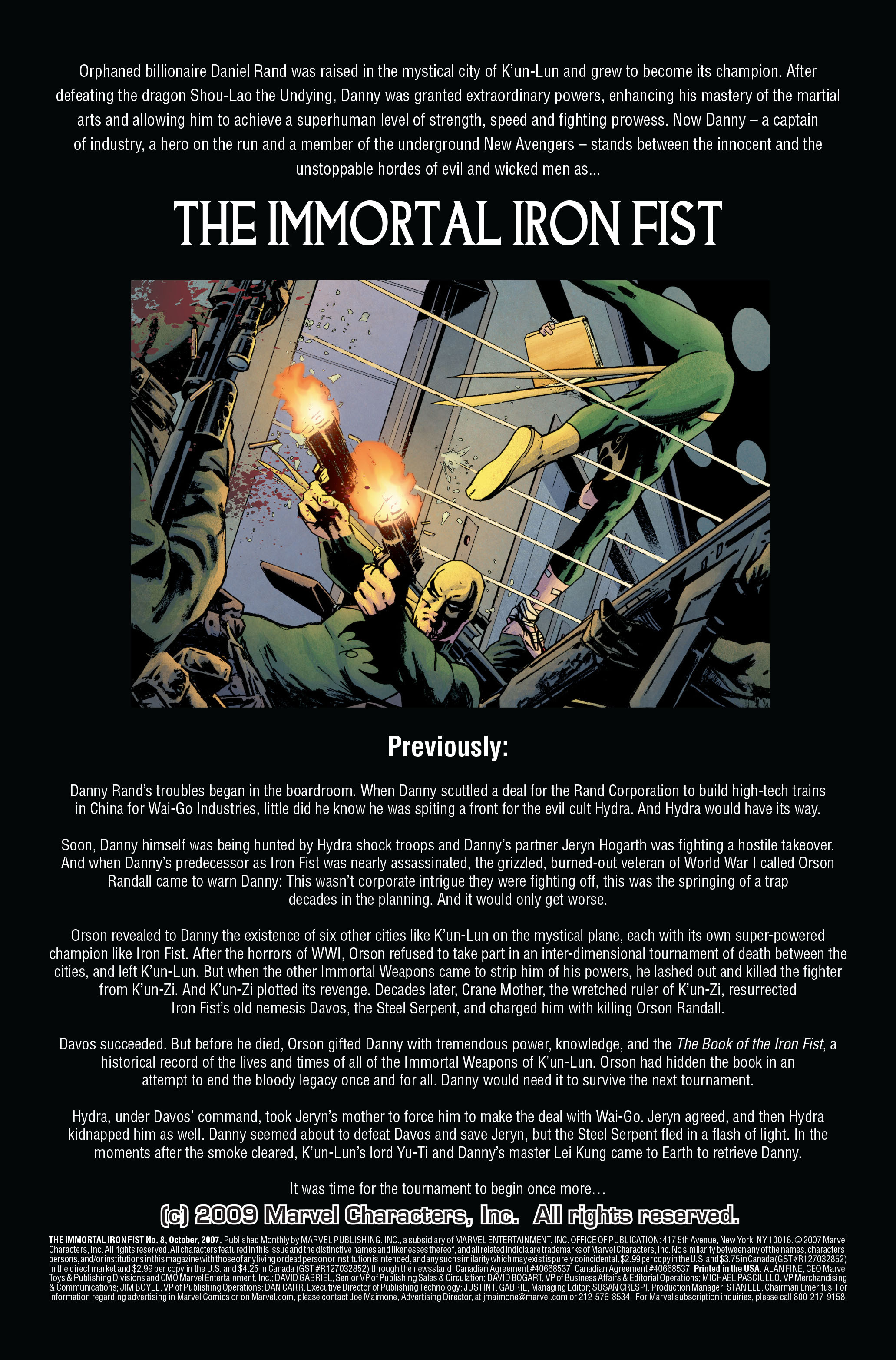 Read online The Immortal Iron Fist comic -  Issue #8 - 2