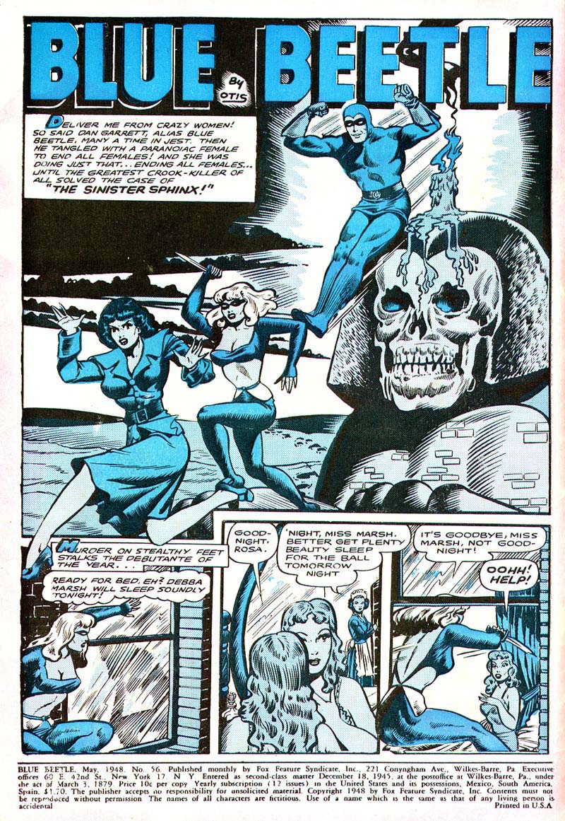 Read online The Blue Beetle comic -  Issue #56 - 2