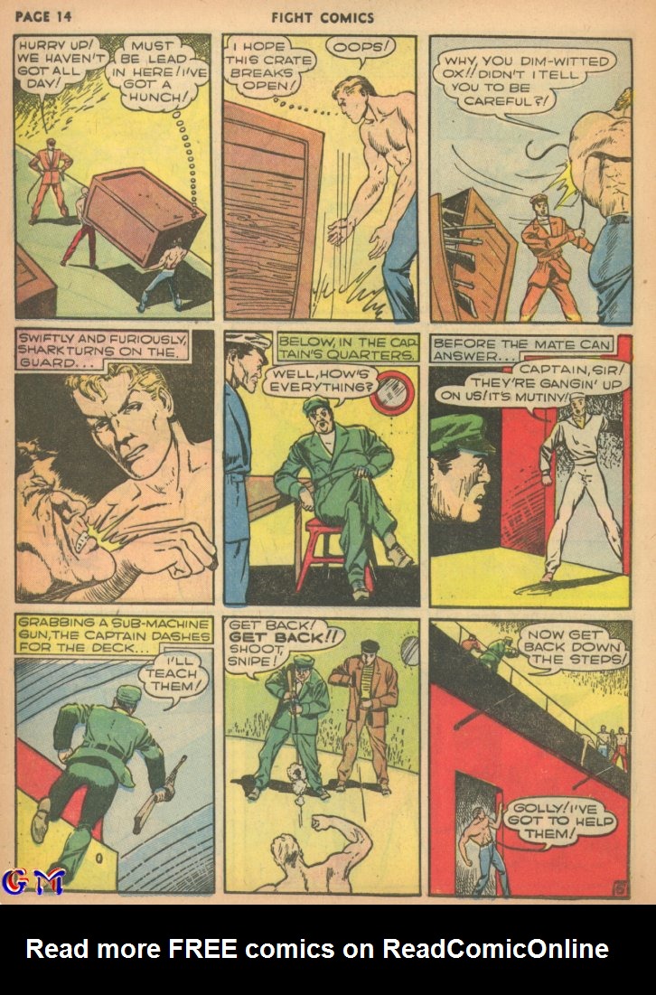 Read online Fight Comics comic -  Issue #11 - 16