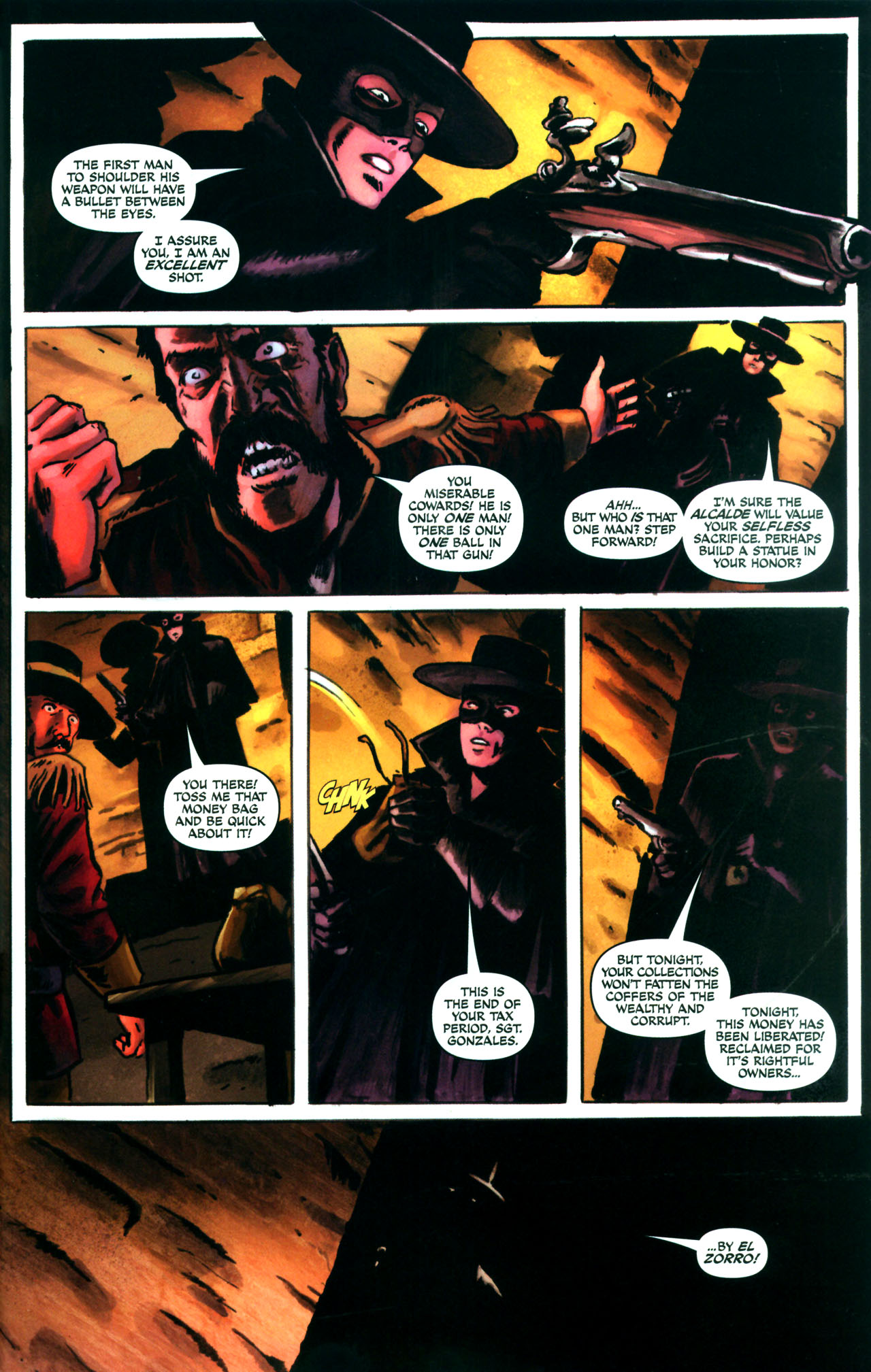 Read online Zorro (2008) comic -  Issue #3 - 21