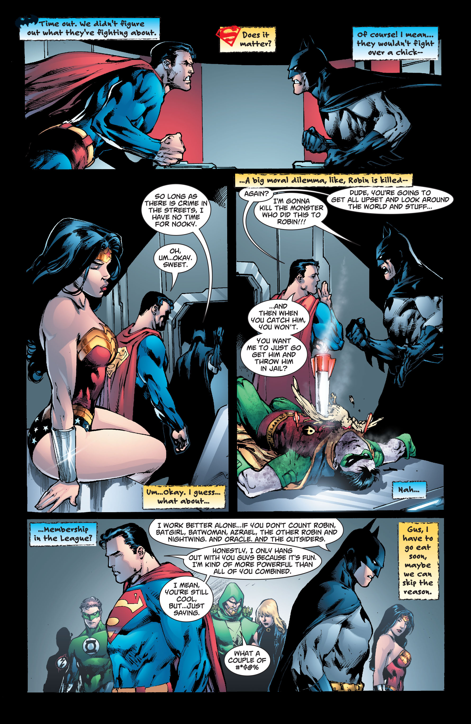 Donna Superman Batman Comic Eroe Batwing manica UNO DALLA SPALLA Top 