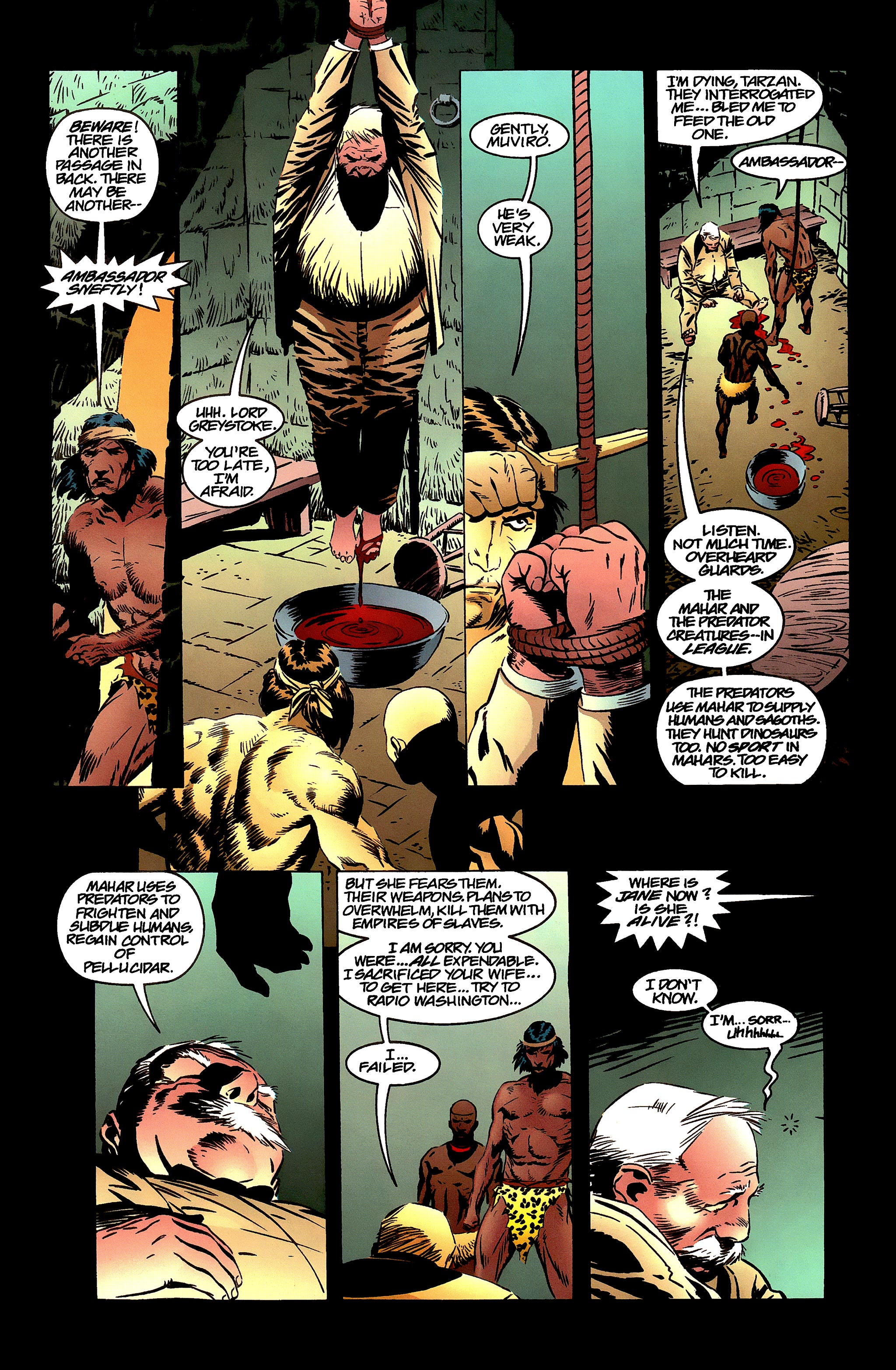 Read online Tarzan vs. Predator at the Earth's Core comic -  Issue #3 - 22