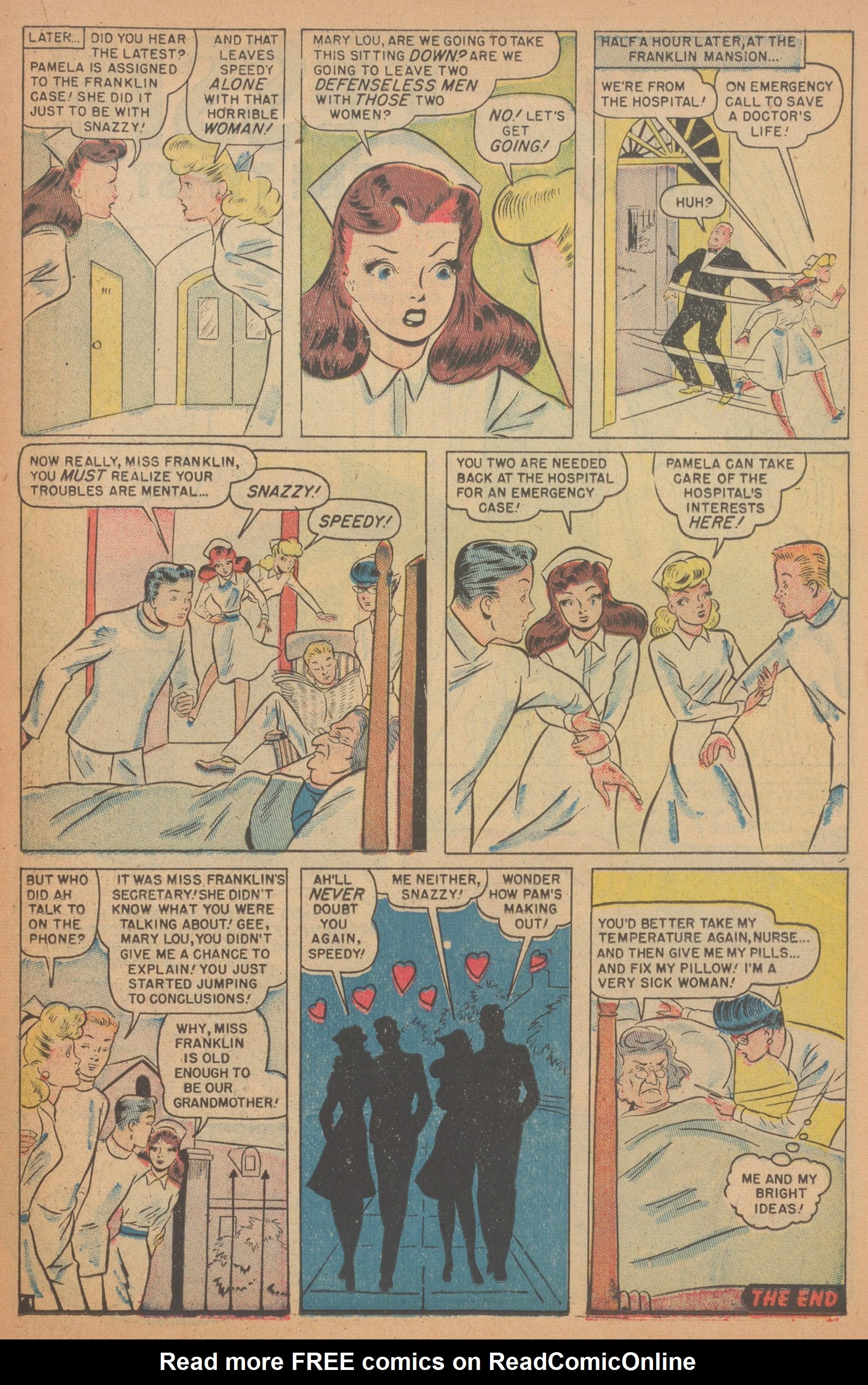 Read online Nellie The Nurse (1945) comic -  Issue #18 - 31