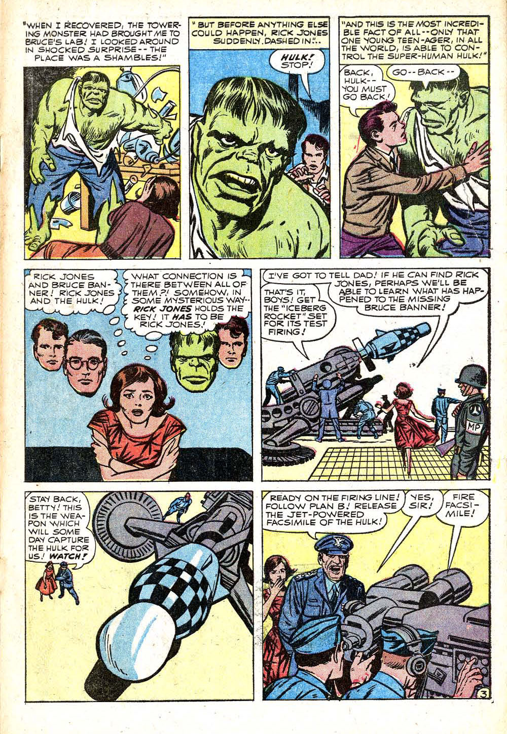 Read online The Incredible Hulk (1962) comic -  Issue #4 - 5