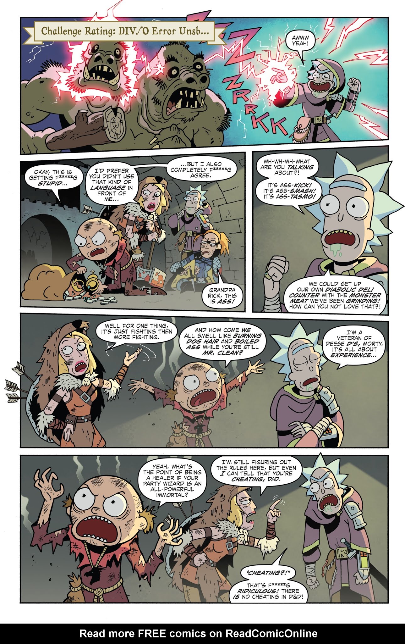 Read online Rick and Morty vs Dungeons & Dragons comic -  Issue #2 - 18
