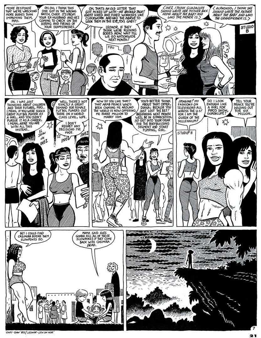 Read online Love and Rockets (1982) comic -  Issue #44 - 23