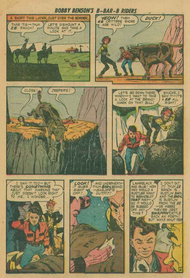 Read online Bobby Benson's B-Bar-B Riders comic -  Issue #13 - 29