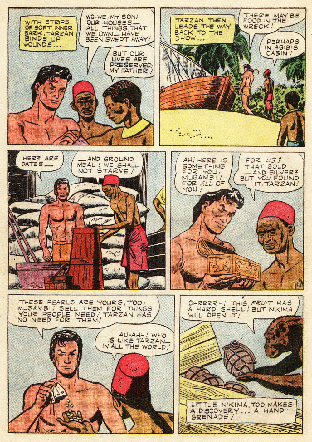 Read online Tarzan (1948) comic -  Issue #73 - 8