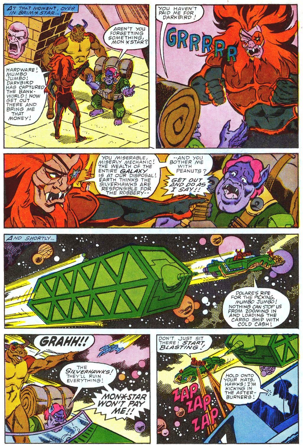 Read online SilverHawks comic -  Issue #7 - 12