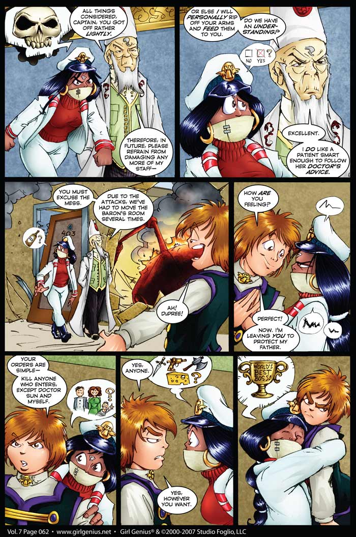 Read online Girl Genius (2002) comic -  Issue #7 - 63