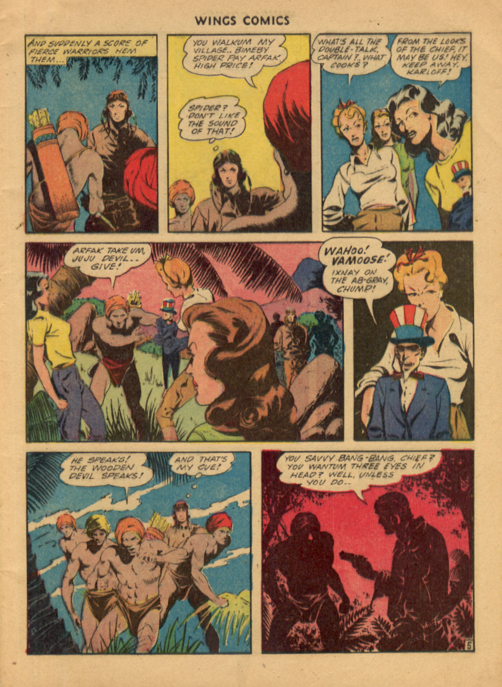 Read online Wings Comics comic -  Issue #38 - 7