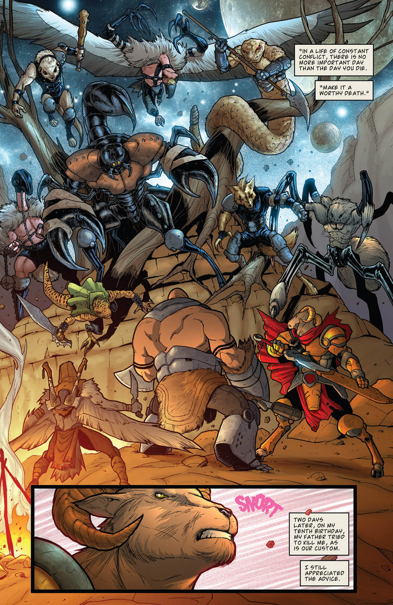 Read online Battle Beasts comic -  Issue #1 - 4