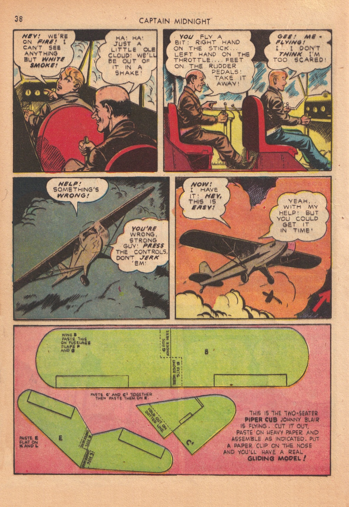 Read online Captain Midnight (1942) comic -  Issue #10 - 34