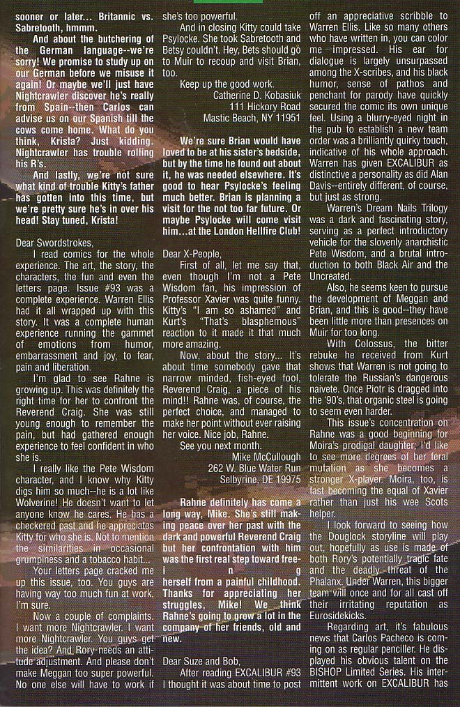 Read online Excalibur (1988) comic -  Issue #97 - 23
