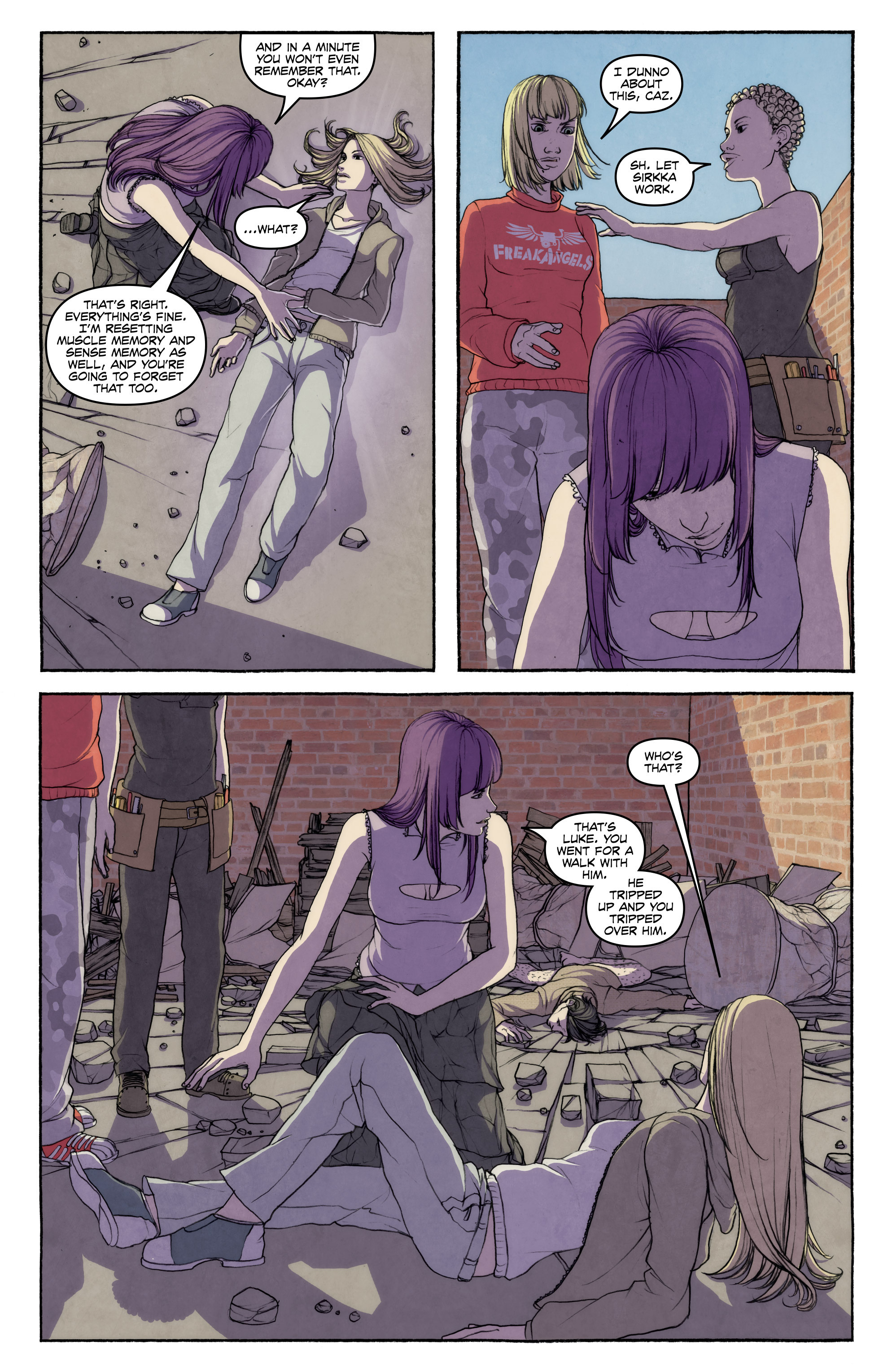 Read online FreakAngels comic -  Issue #3 - 70