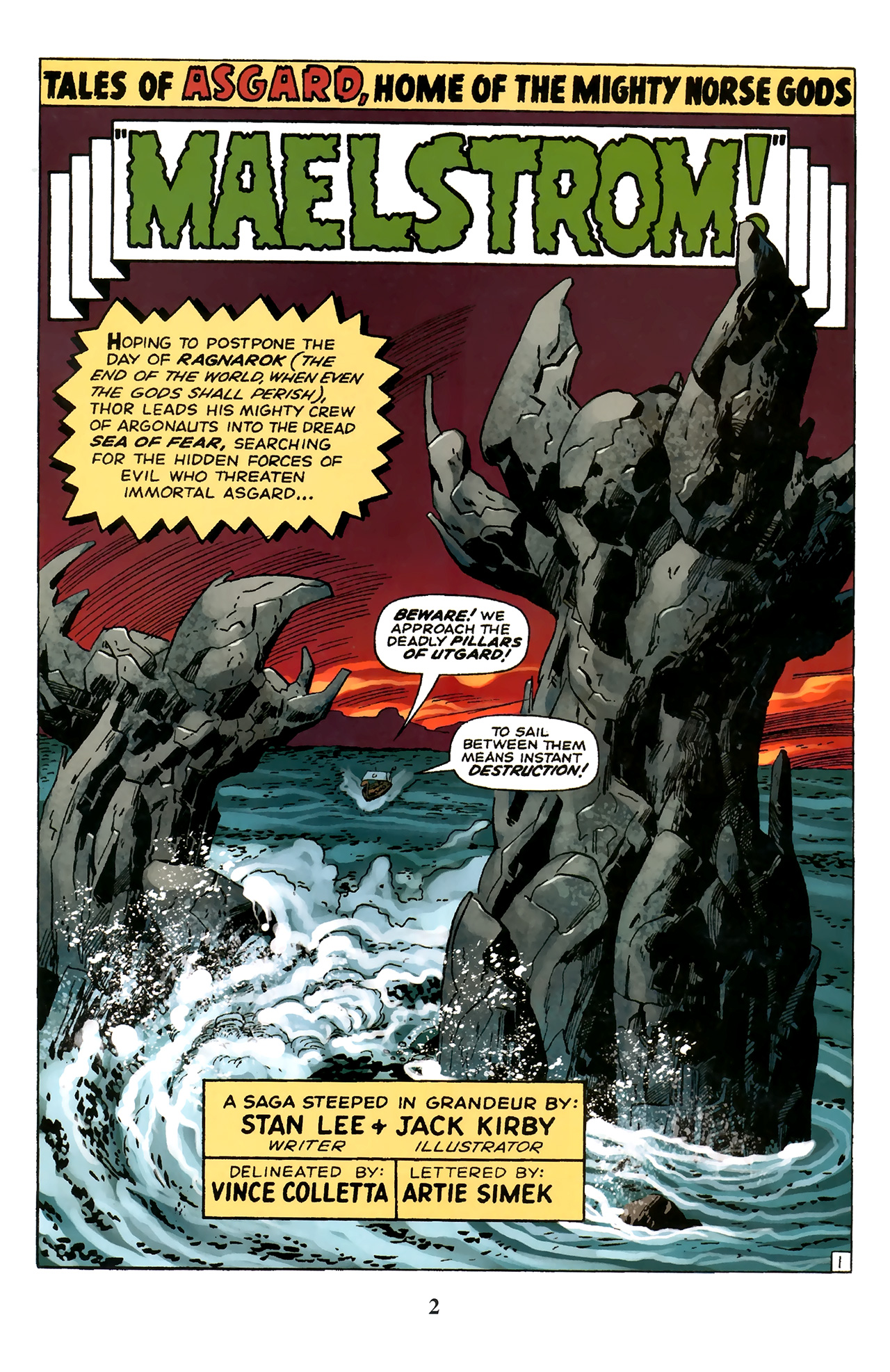 Read online Thor: Tales of Asgard by Stan Lee & Jack Kirby comic -  Issue #4 - 4
