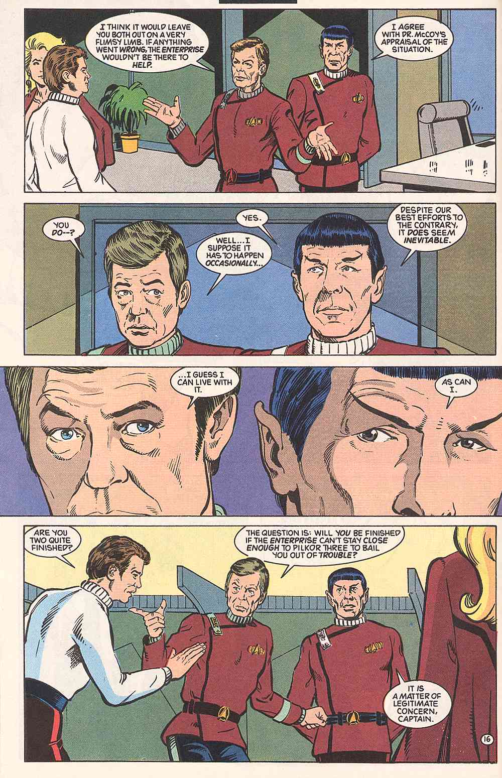 Read online Star Trek (1989) comic -  Issue #26 - 16