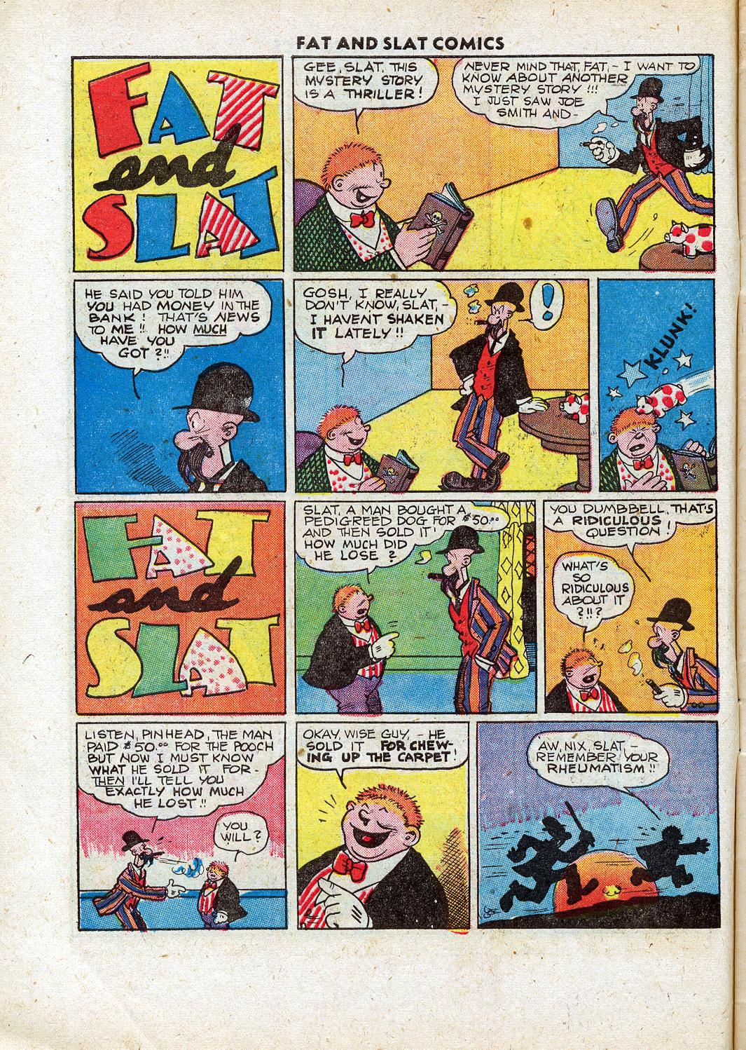Read online Fat and Slat comic -  Issue #1 - 8