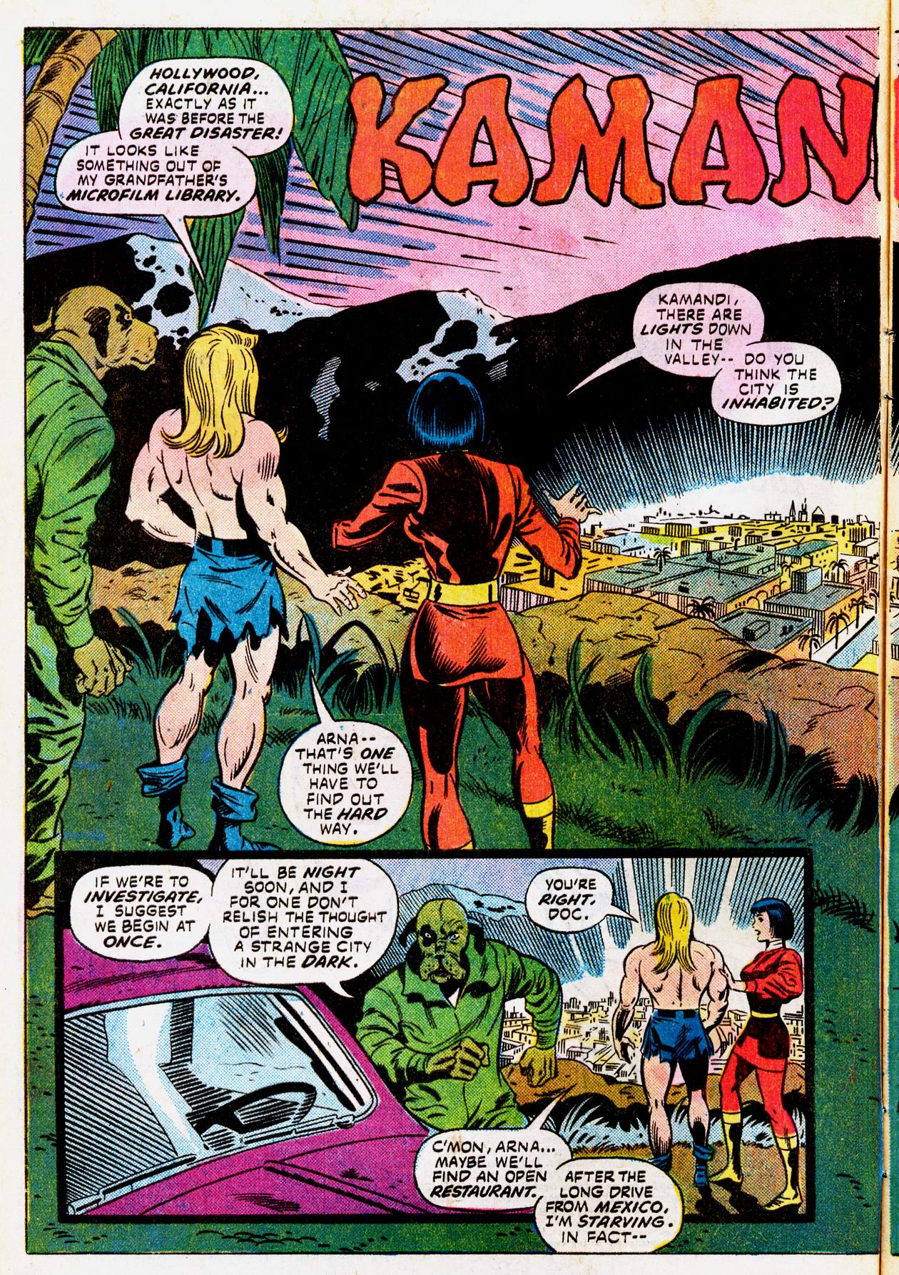 Read online Kamandi, The Last Boy On Earth comic -  Issue #41 - 3